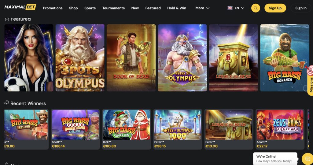 Maximal Bet — Best Credit Card Casino For Bonuses & Game Variety